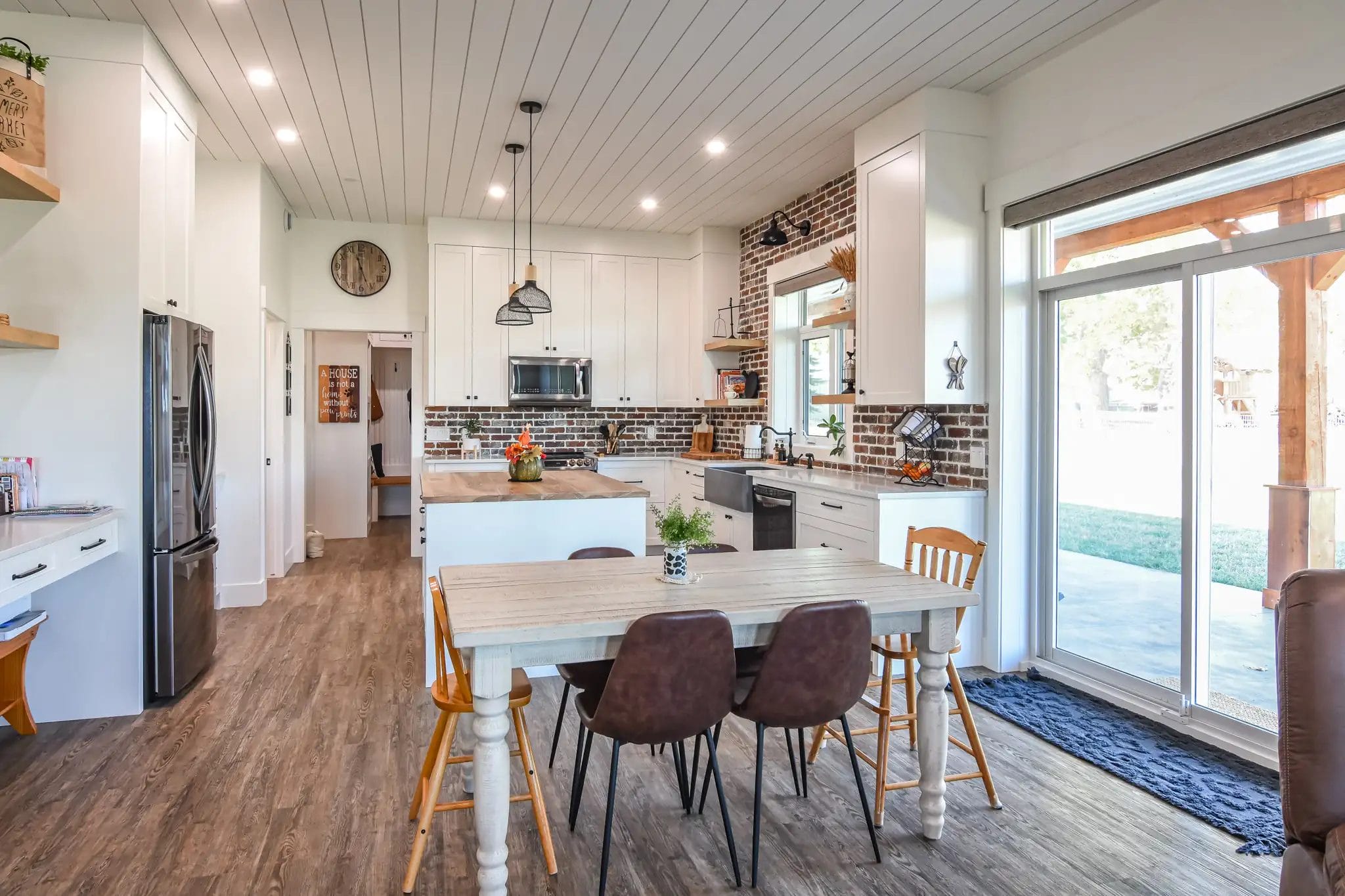 Modern kitchen in a rural home
